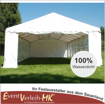 Festzelt 8x14m; weiß, feuersicher